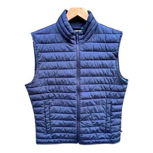 Gap Men’s Lightweight Puffer Vest Size M Preowned Like New Water Resistant